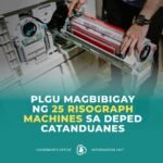 8M, inilaaan ng kapitolyo para sa copiers, laptops at TV sets ng DepEd