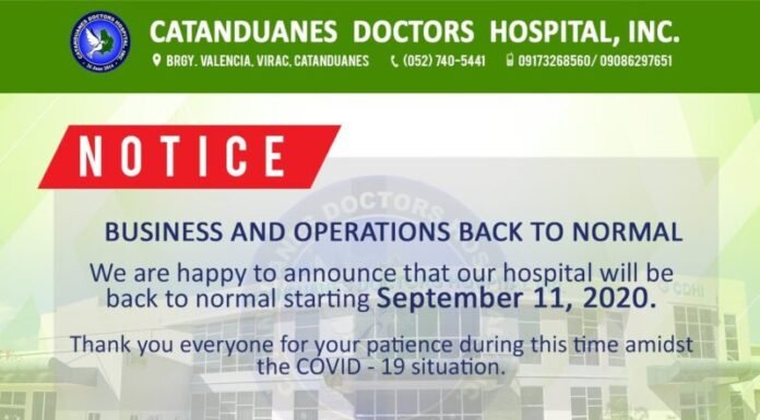 2 pribadong hospital, balik operasyon matapos ang lockdown