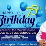 Bishop of Virac, nagdiriwang ng kanyang ika-75th birthday