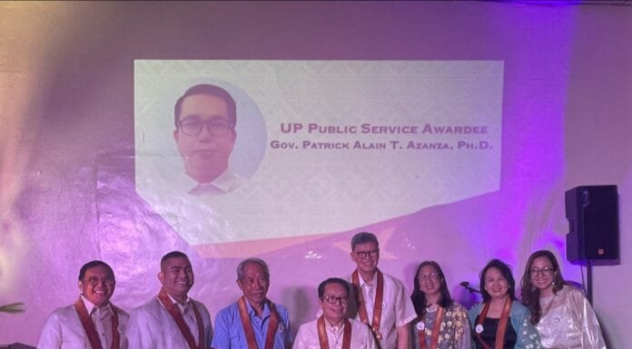 Catanduanes Governor Dr. Azanza Honored with UP EDAD Alumni Award for Public Service