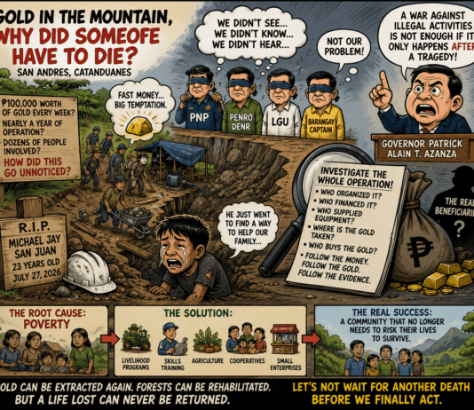 EDITORIAL | GOLD IN THE MOUNTAIN, WHY DID SOMEONE HAVE TO DIE?