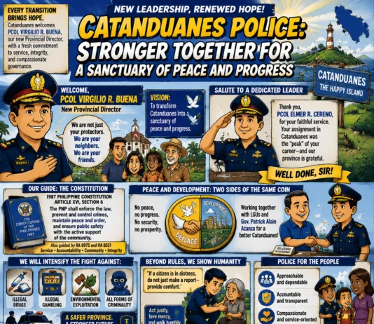 “A New Era of Peace: Catanduanes Police Leadership and Community Trust”