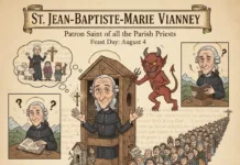 ST. JEAN-BAPTISTE-MARIE VIANNEY, Patron Saint of all the Parish Priests