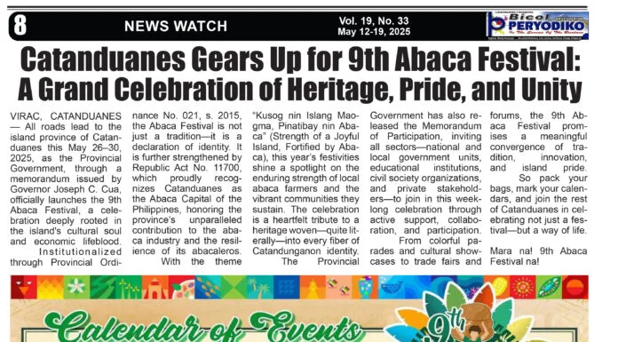 Abaca Festival 2025, 9th Staging