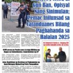 Election Period and Gun Ban Begin; PEMAC Launched in Catanduanes