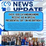 Over 1,000 Catandunganons Receive Aid in Special Presidential Gift on His Birthday