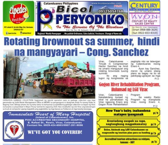 Rotating brownout sa summer, dina mangyayari – Cong. Sanchez